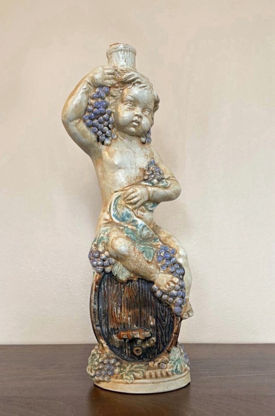 Cherub Wine Decanter Italy EMPTY. VINTAGE